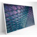 Ver imagem 2 de Quadro Arquitetura Triângulos - 90x60 - Tecido Canvas