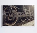 Ver imagem 1 de Quadro Rodas Trem - 60x40 - Adesivo Fotográfico