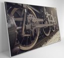 Ver imagem 3 de Quadro Rodas Trem - 90x60 - Tecido Canvas