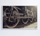Ver imagem 1 de Quadro Rodas Trem - 90x60 - Tecido Canvas