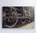 Ver imagem 4 de Quadro Rodas Trem - 90x60 - Tecido Canvas