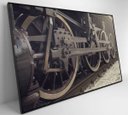 Ver imagem 6 de Quadro Rodas Trem - 120x80 - Adesivo Fotográfico