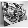 QUADRO MOTO PRETO E BRANCO - 90x60 - Adesivo fotográfico - 6