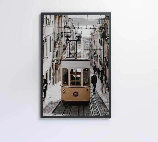 QUADRO BONDINHO LISBOA - 80x120 - Adesivo fotográfico - 8