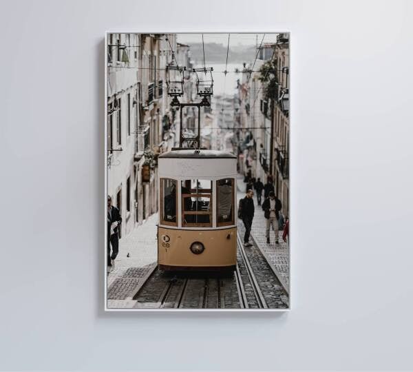 QUADRO BONDINHO LISBOA - 80x120 - Adesivo fotográfico