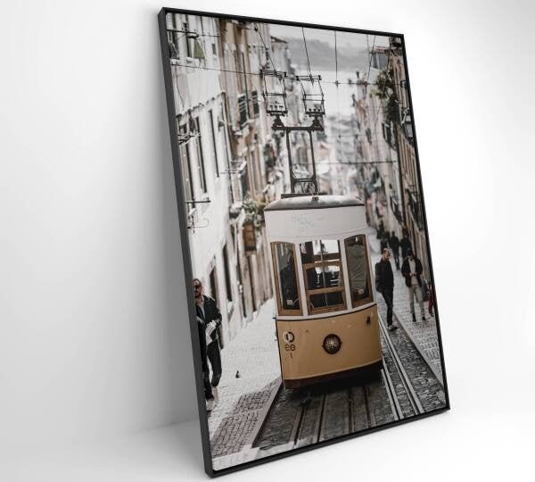 QUADRO BONDINHO LISBOA - 80x120 - Adesivo fotográfico - 6