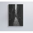 Ver imagem 1 de Quadro Viela Preto e Branco - 80x120 - Adesivo Fotográfico