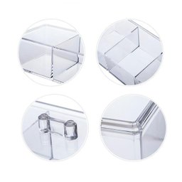 Organizador Porta Maquiagem de Acrílico c/ Divisória - 74608 - 6