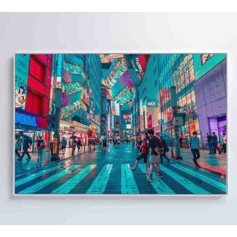 Quadro Tókio - 90x60 - Vidro Impresso