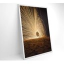 Ver imagem 2 de Quadro Praia Noturna - 80x120 - Tecido Canvas
