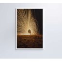 Ver imagem 4 de Quadro Praia Noturna - 80x120 - Tecido Canvas