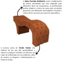 Ver imagem 6 de Maca Estética Estofada Reclinável Ergonômica Spa Veludo Yara:Terracota