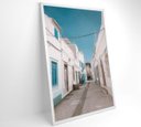 Ver imagem 3 de Quadro Viela Colonial - 80x120 - Tecido Canvas