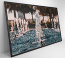 Ver imagem 5 de Quadro Fonte de Água - 90x60 - Adesivo Fotográfico