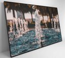 Ver imagem 4 de Quadro Fonte de Água - 90x60 - Adesivo Fotográfico