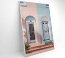 Ver imagem 2 de Quadro Portas Coloridas - 40x60 - Adesivo Fotográfico