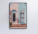 Ver imagem 6 de Quadro Portas Coloridas - 60x90 - Adesivo Fotográfico