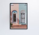 Ver imagem 7 de Quadro Portas Coloridas - 60x90 - Adesivo Fotográfico