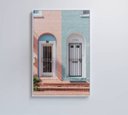 Ver imagem 1 de Quadro Portas Coloridas - 60x90 - Adesivo Fotográfico
