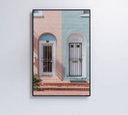Ver imagem 6 de Quadro Portas Coloridas - 80x120 - Adesivo Fotográfico