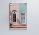 Ver imagem 1 de Quadro Portas Coloridas - 80x120 - Adesivo Fotográfico