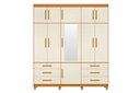 Ver imagem 5 de Roupeiro Triton Plus 11 Portas e 6 Gavetas - Cinamomo Off White - Albatroz