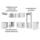Ver imagem 5 de Armário de Cozinha Completa de Canto 489cm Branco Stella Madesa