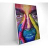 QUADRO ROSTO COLORIDO - 40x60 - Vidro Impresso - 2