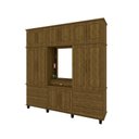 Ver imagem 1 de Roupeiro / Guarda Roupas Diam Triplex Modelo Capelinha com Sistema Ele/ela e Cabideiro em Alumínio C