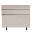 Ver imagem 2 de Cabeceira Estofada Cama Box Queen 160cm Argentina Corino Bege- Mabe Magazine