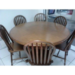 Sala de Jantar 1,60 X 1,60 - ( 06 Cadeiras ) - Móveis de Gramado