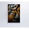 QUADRO OLHO DO TIGRE - 80x120 - Tecido Canvas - 3