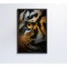 QUADRO OLHO DO TIGRE - 80x120 - Tecido Canvas - 5