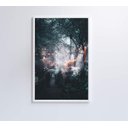 Ver imagem 3 de Quadro Árvores Neve - 40x60 - Vidro Impresso