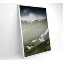 Ver imagem 4 de Quadro Morros - 80x120 - Vidro Impresso