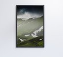 Ver imagem 5 de Quadro Morros - 80x120 - Vidro Impresso