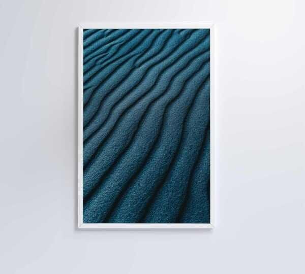 QUADRO ABSTRATO ONDAS - 40x60 - Vidro Impresso - 5