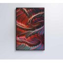 Ver imagem 7 de Quadro Abstrato Ondulações - 40x60 - Adesivo Fotográfico