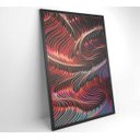 Ver imagem 5 de Quadro Abstrato Ondulações - 40x60 - Adesivo Fotográfico