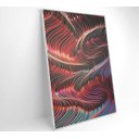 Ver imagem 4 de Quadro Abstrato Ondulações - 40x60 - Adesivo Fotográfico