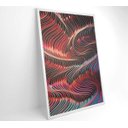 Ver imagem 3 de Quadro Abstrato Ondulações - 40x60 - Adesivo Fotográfico