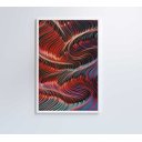 Ver imagem 2 de Quadro Abstrato Ondulações - 40x60 - Adesivo Fotográfico