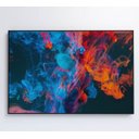 Ver mais imagens de Quadro Abstrato Gelo e Fogo - 60x40 - Tecido Canvas