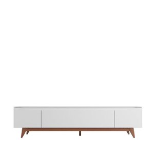Rack Flynt 219 cm – Natural c/ Branco Fosco