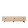 Rack Flynt 219 cm – Natural c/ Branco Fosco - 7