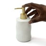 Porta sabonete líquido de cerâmica orgânico branco - Oikos - 2