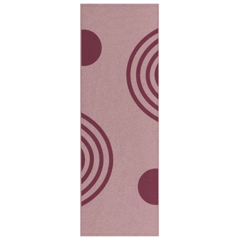 Tapete Passadeira Boho Arcos 45x140cm Rosa Pink - Antiderrapante
