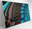 Ver imagem 3 de Quadro Abstrato Curvas - 120x80 - Adesivo Fotográfico