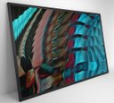 Ver imagem 5 de Quadro Abstrato Curvas - 120x80 - Adesivo Fotográfico