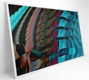 Ver imagem 2 de Quadro Abstrato Curvas - 120x80 - Adesivo Fotográfico